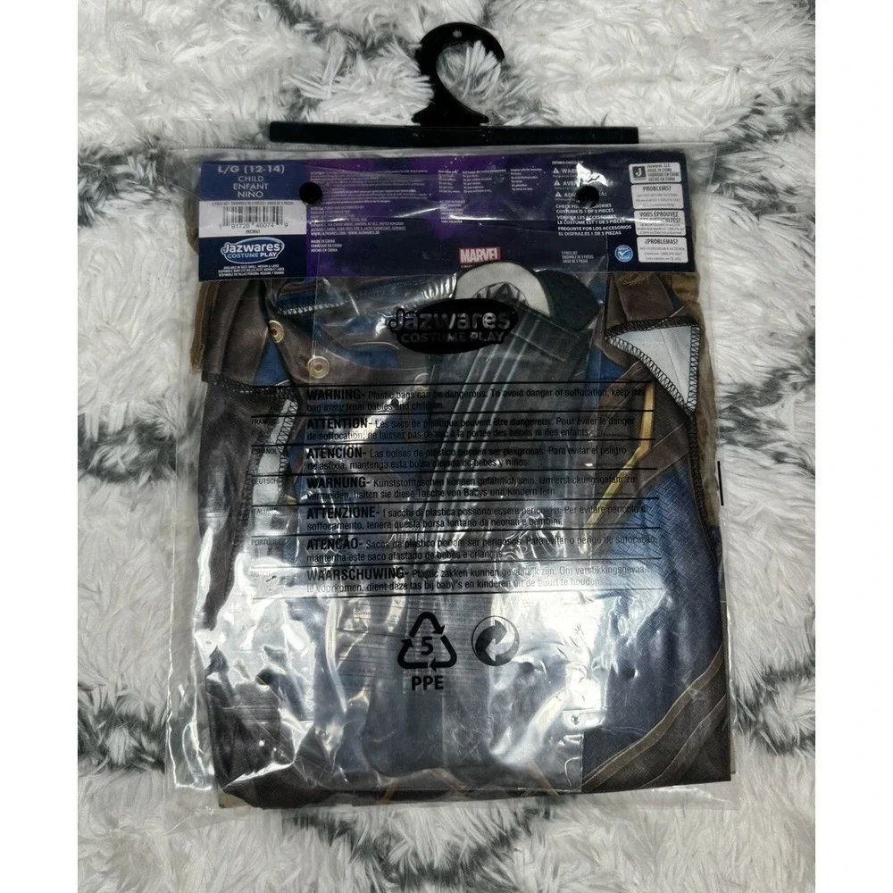 MARVEL Avengers Black Panther Shuri Jumpsuit Costume Cosplay Child L (12-14) NEW